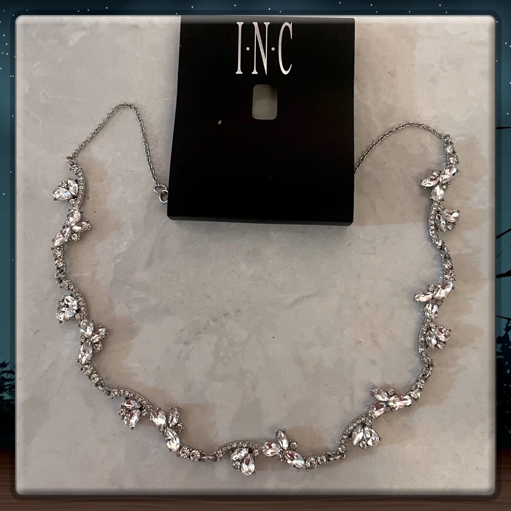 INC Rhinestone Necklace